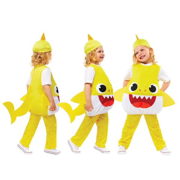 Αποκριάτικη Στολή Baby Shark Yellow Baby