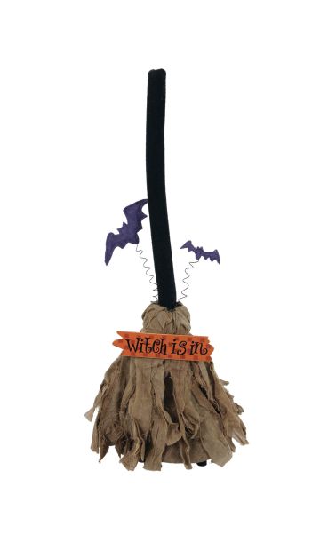 Carnival Accessories Witch's Broom With Sound 65cm