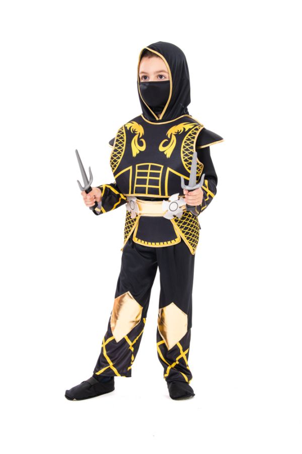 Carnival Costume Golden Ninja