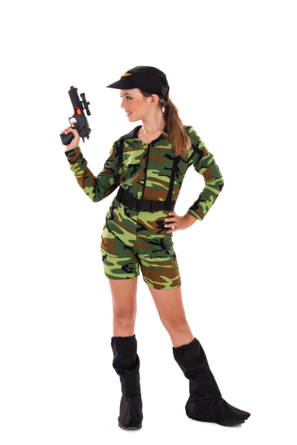 Carnival Costume Commando Girl