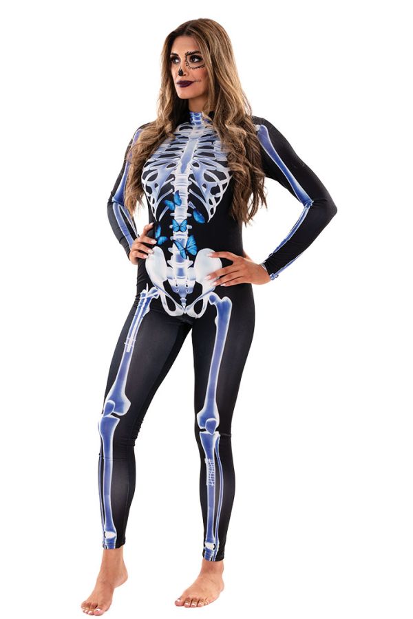 Carnival Costume Bones Skeleton