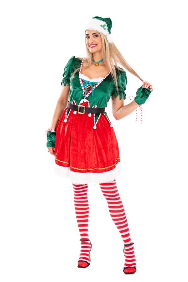 Christmas Costume Elf Woman Deluxe