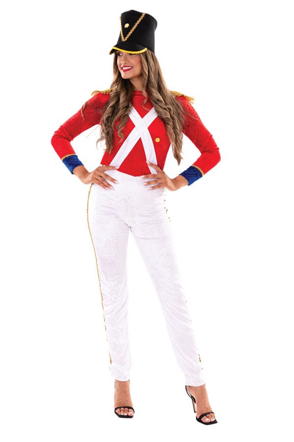 Christmas Costume Lead Soldier Woman