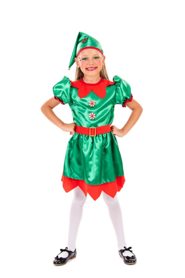 Christmas Costume Elf Girl