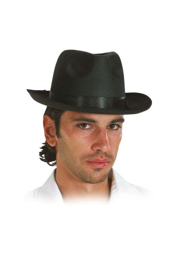 Carnival Accessories Black Al Capone's Hat