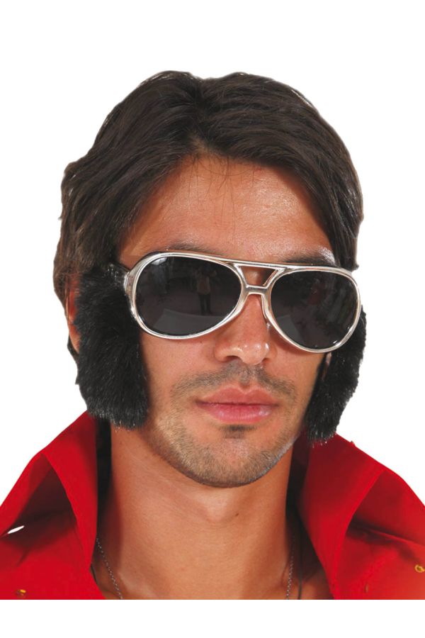 Carnival Accessories Elvis Sunglasses With Sideburns 2 Colors