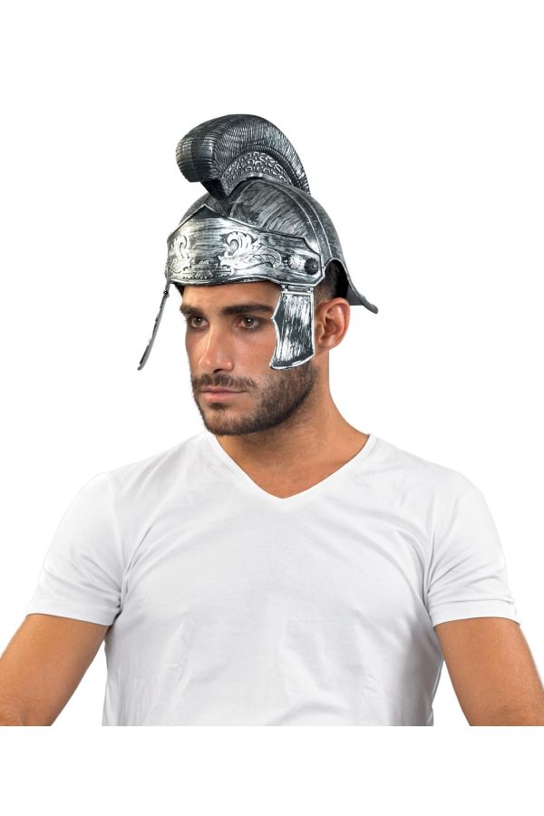 Carnival Accessories Silver Helmet