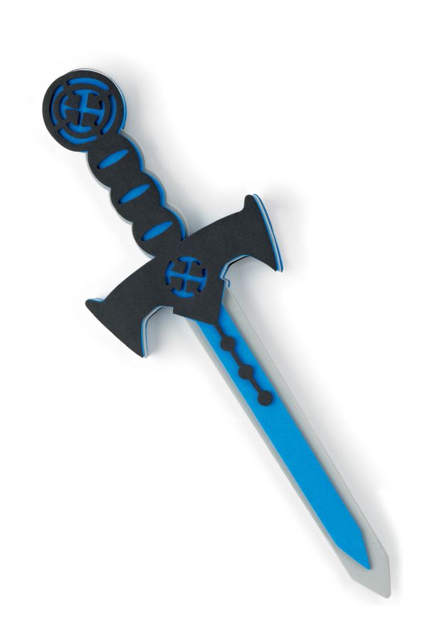 Carnival Accessories Blue Afrolex Pirate Sword 42cm