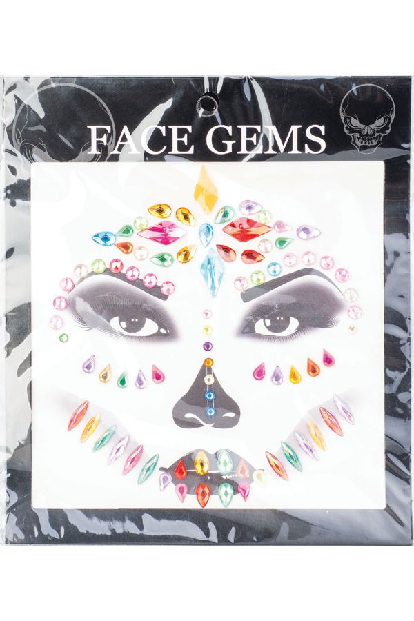 Carnival Accessories Face Stickers 2 Layouts