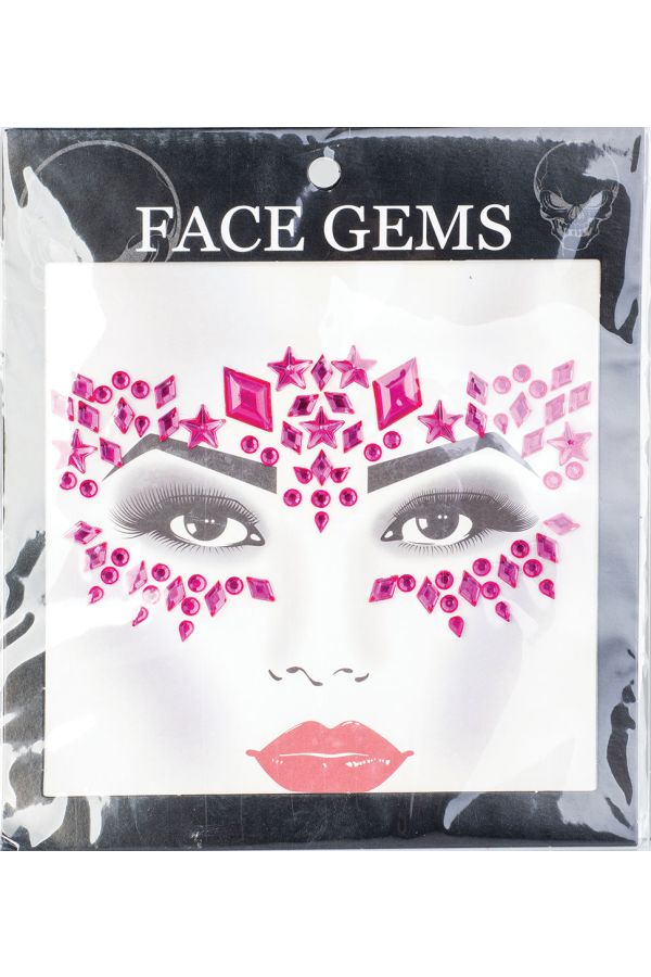 Carnival Accessories Face Stickers 3 Layouts