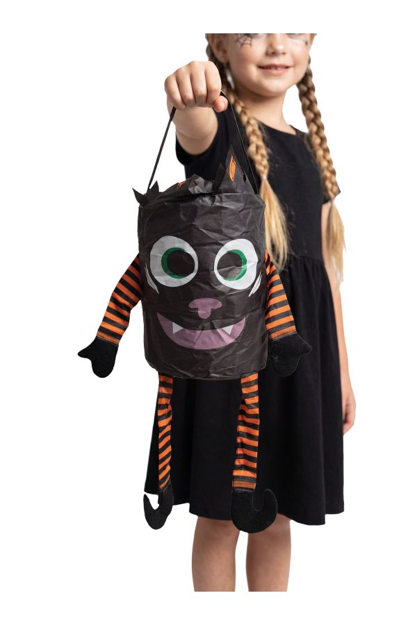 Αποκριάτικο Αξεσουάρ Καλάθι Halloween 3D 2σχδ 58cm