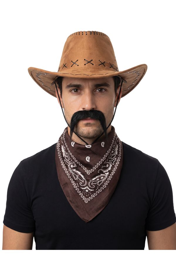 Αποκριάτικο Αξεσουάρ Cow Boy Set 3τμχ